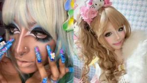 Gyaru makeup